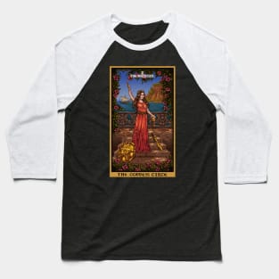 The Goddess Circe The Magician Tarot Card Baseball T-Shirt